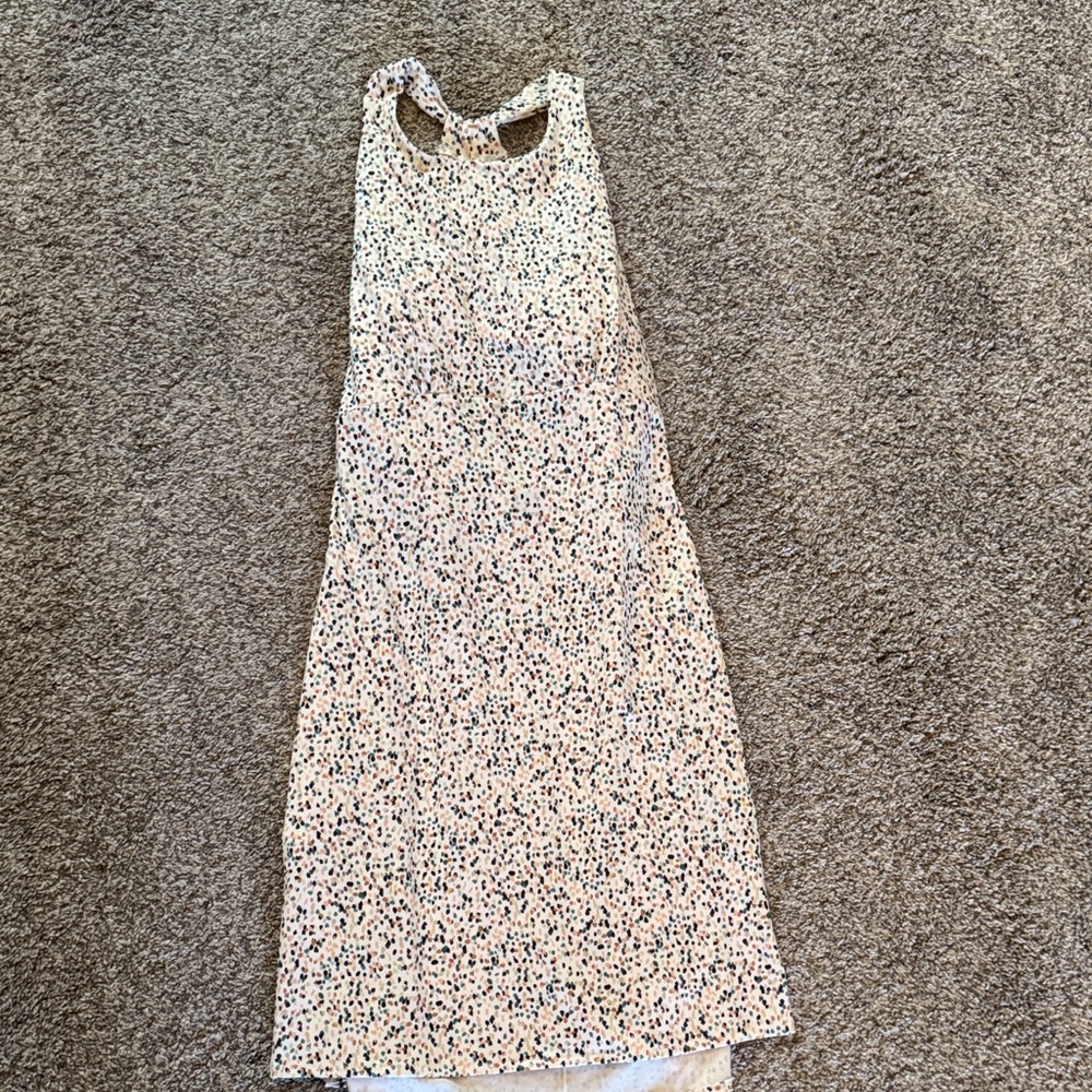 Sleeveless Prana Floral Midi Dress